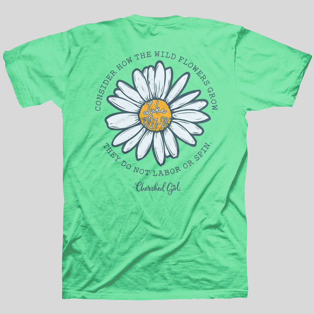 Cherished Girl Womens T-Shirt Wildflowers Hoodie, Sweatshirt | CiraTrend.com (Image 1)