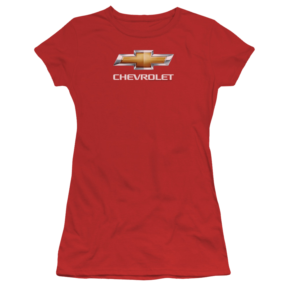 Chevrolet Chevy Bowtie Stacked - Juniors T-Shirt Hoodie, Sweatshirt | CiraTrend.com