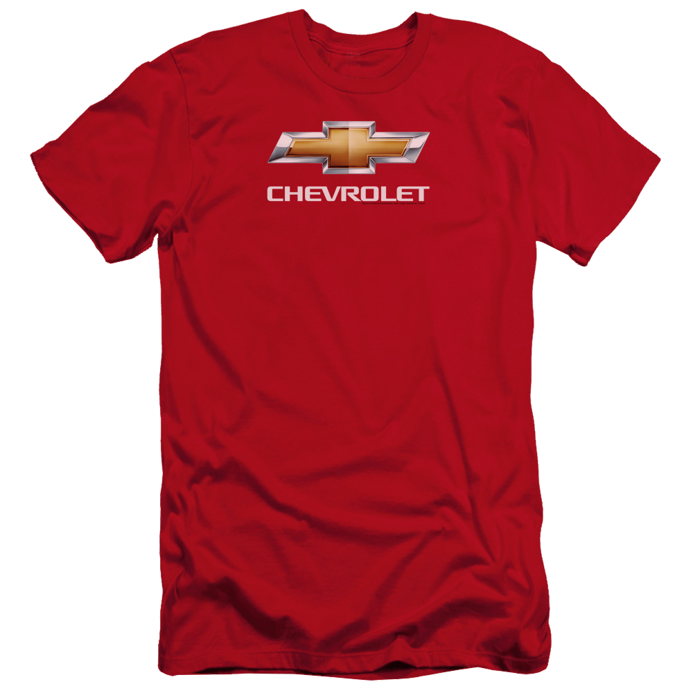 Chevrolet Chevy Bowtie Stacked - Men's Premium Slim Fit T-Shirt Hoodie, Sweatshirt | CiraTrend.com