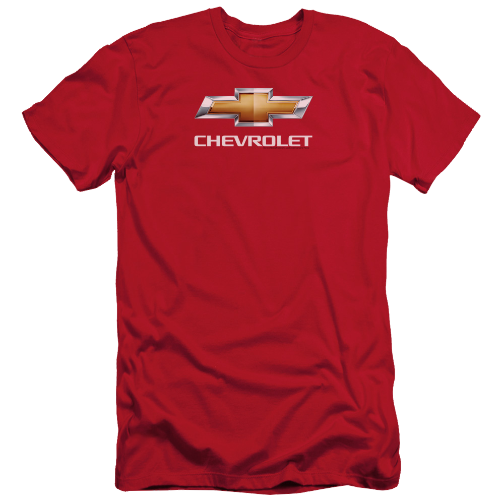 Chevrolet Chevy Bowtie Stacked - Men's Slim Fit T-Shirt Hoodie, Sweatshirt | CiraTrend.com
