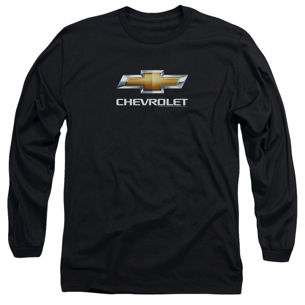 Chevrolet Chevy Bowtie Stacked - Men's Long Sleeve T-Shirt Style001 Hoodie, Sweatshirt | CiraTrend.com