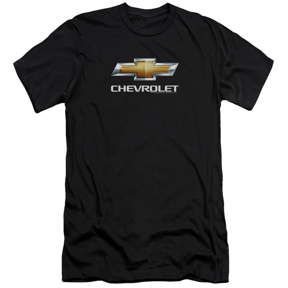 Chevrolet Chevy Bowtie Stacked - Men's Premium Slim Fit T-Shirt Style001 Hoodie, Sweatshirt | CiraTrend.com