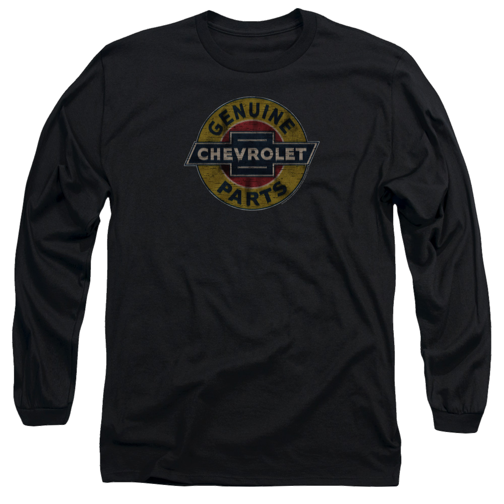 Chevrolet Genuine Chevy Parts Distressed Sign - Men's Long Sleeve T-Shirt Hoodie, Sweatshirt | CiraTrend.com