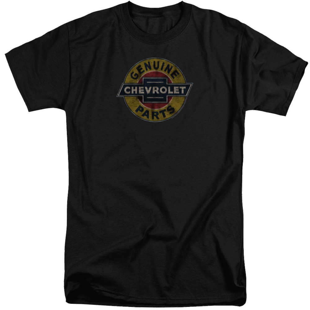 Chevrolet Genuine Chevy Parts Distressed Sign - Men's Tall Fit T-Shirt Hoodie, Sweatshirt | CiraTrend.com