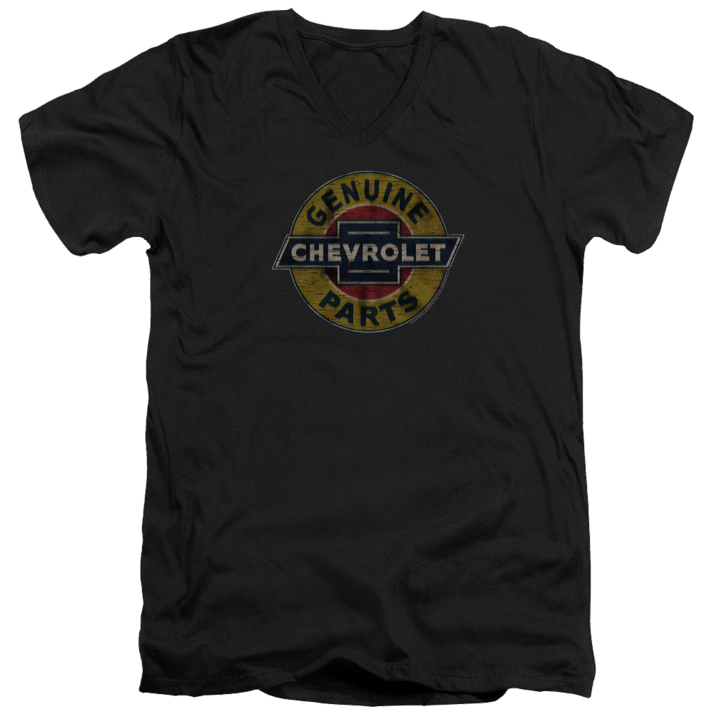 Chevrolet Genuine Chevy Parts Distressed Sign - Men's V-Neck T-Shirt Hoodie, Sweatshirt | CiraTrend.com