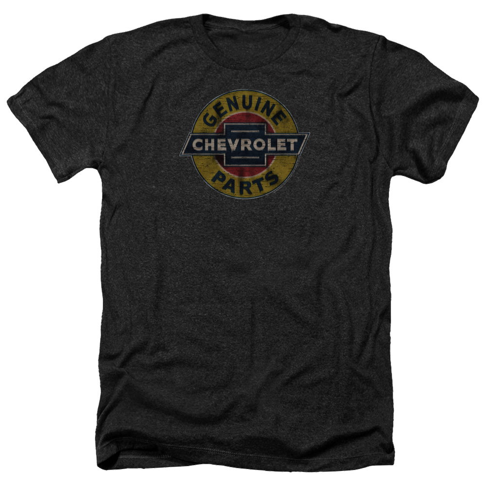 Chevrolet Genuine Chevy Parts Distressed Sign - Men's Heather T-Shirt Hoodie, Sweatshirt | CiraTrend.com