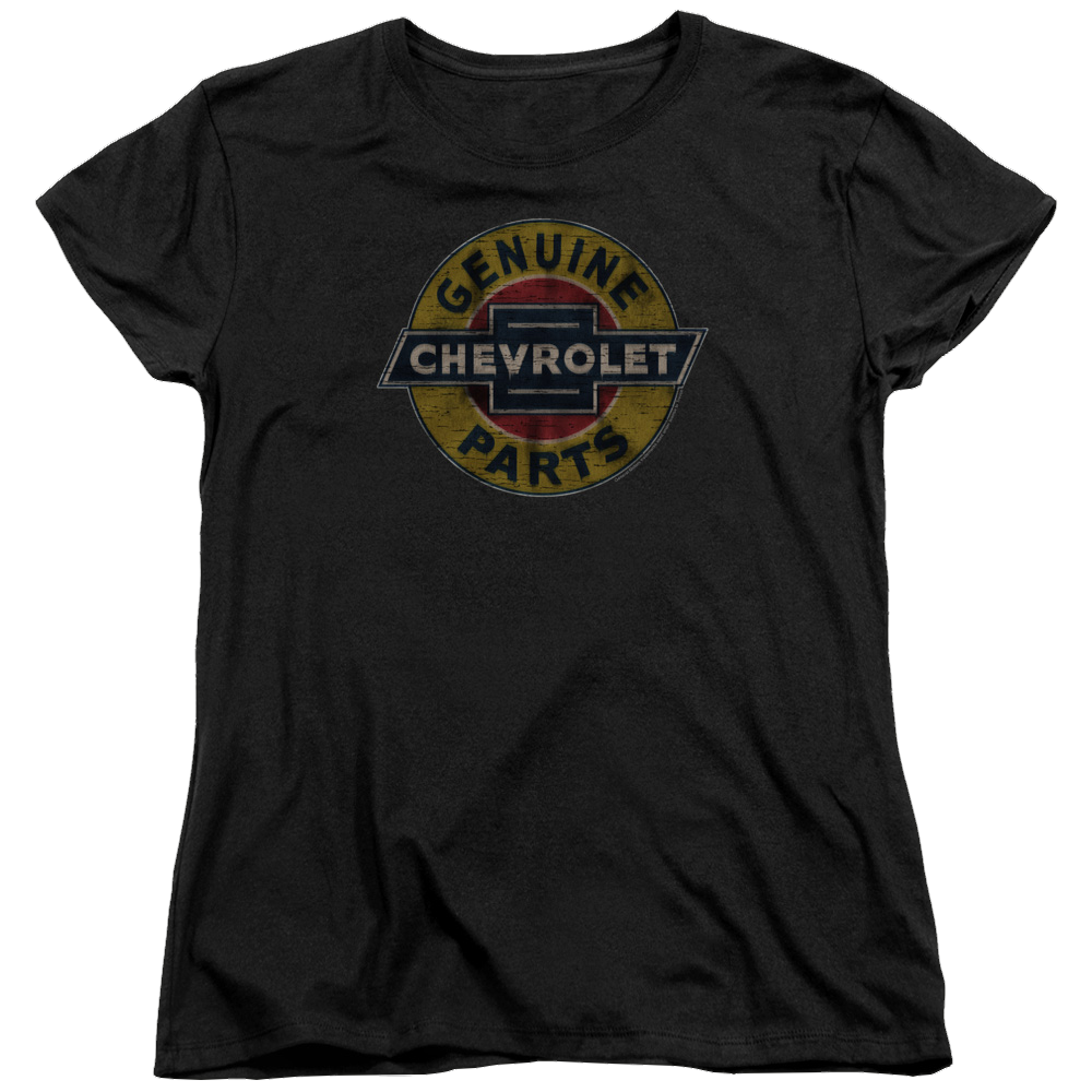Chevrolet Genuine Chevy Parts Distressed Sign - Women's T-Shirt Hoodie, Sweatshirt | CiraTrend.com