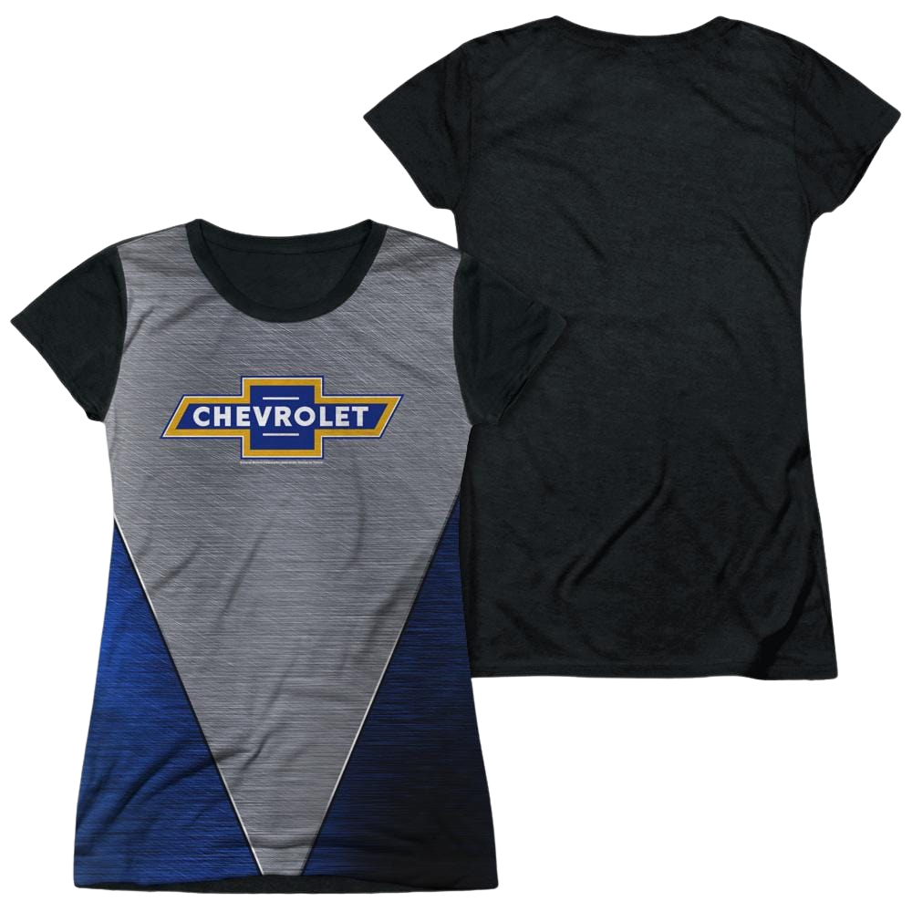 Chevrolet Shiny Chevy Logo - Juniors Black Back T-Shirt Hoodie, Sweatshirt | CiraTrend.com