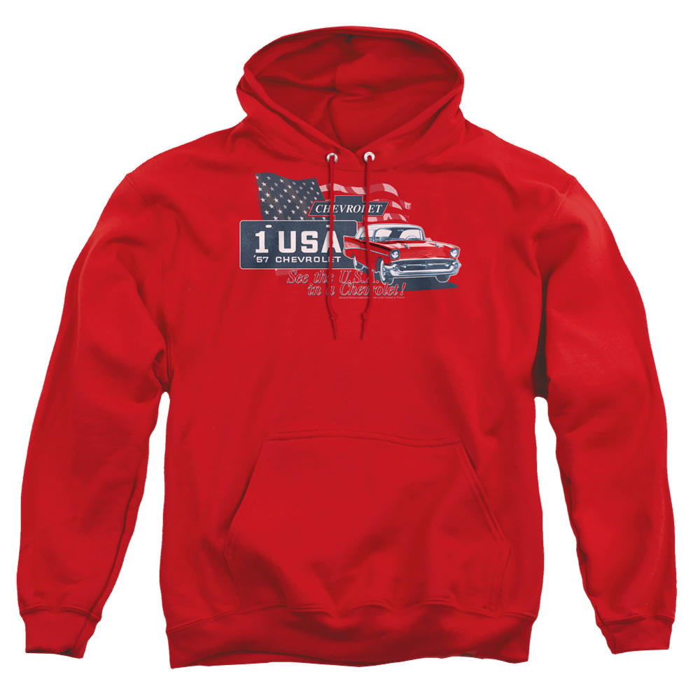 Chevrolet See The Usa - Pullover Hoodie T-Shirts, Sweatshirt | CiraTrend.com
