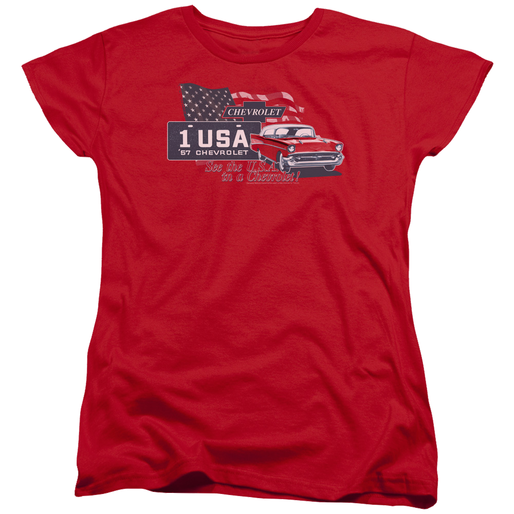 Chevrolet See The Usa - Women's T-Shirt Hoodie, Sweatshirt | CiraTrend.com