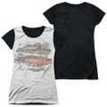 Chevrolet Washed Out - Juniors Black Back T-Shirt Hoodie, Sweatshirt | CiraTrend.com