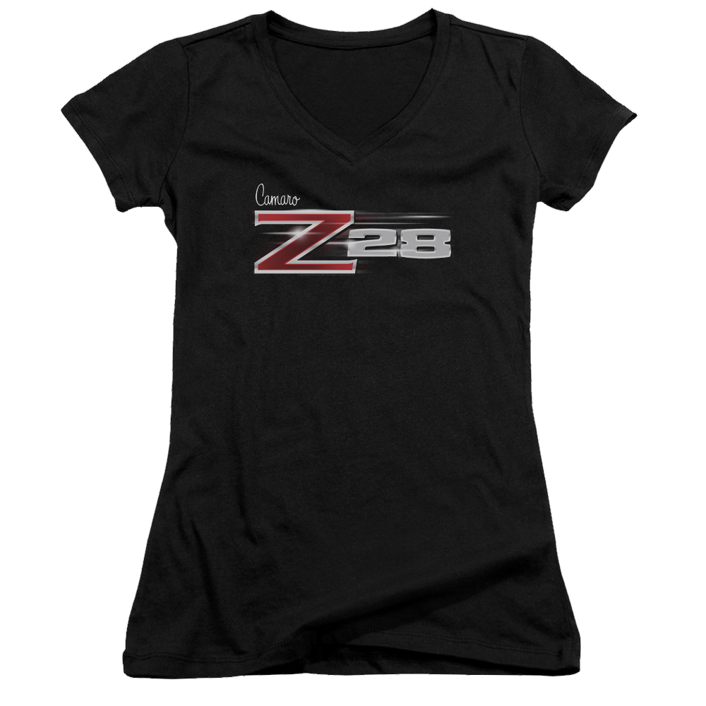 Chevrolet Z28 Logo - Juniors V-Neck T-Shirt Hoodie, Sweatshirt | CiraTrend.com