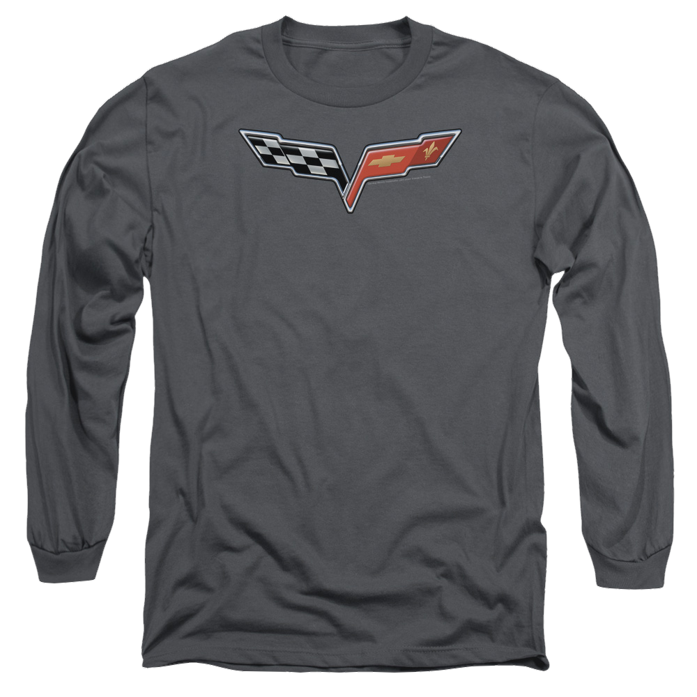 Chevrolet The Vette Medallion - Men's Long Sleeve T-Shirt Hoodie, Sweatshirt | CiraTrend.com