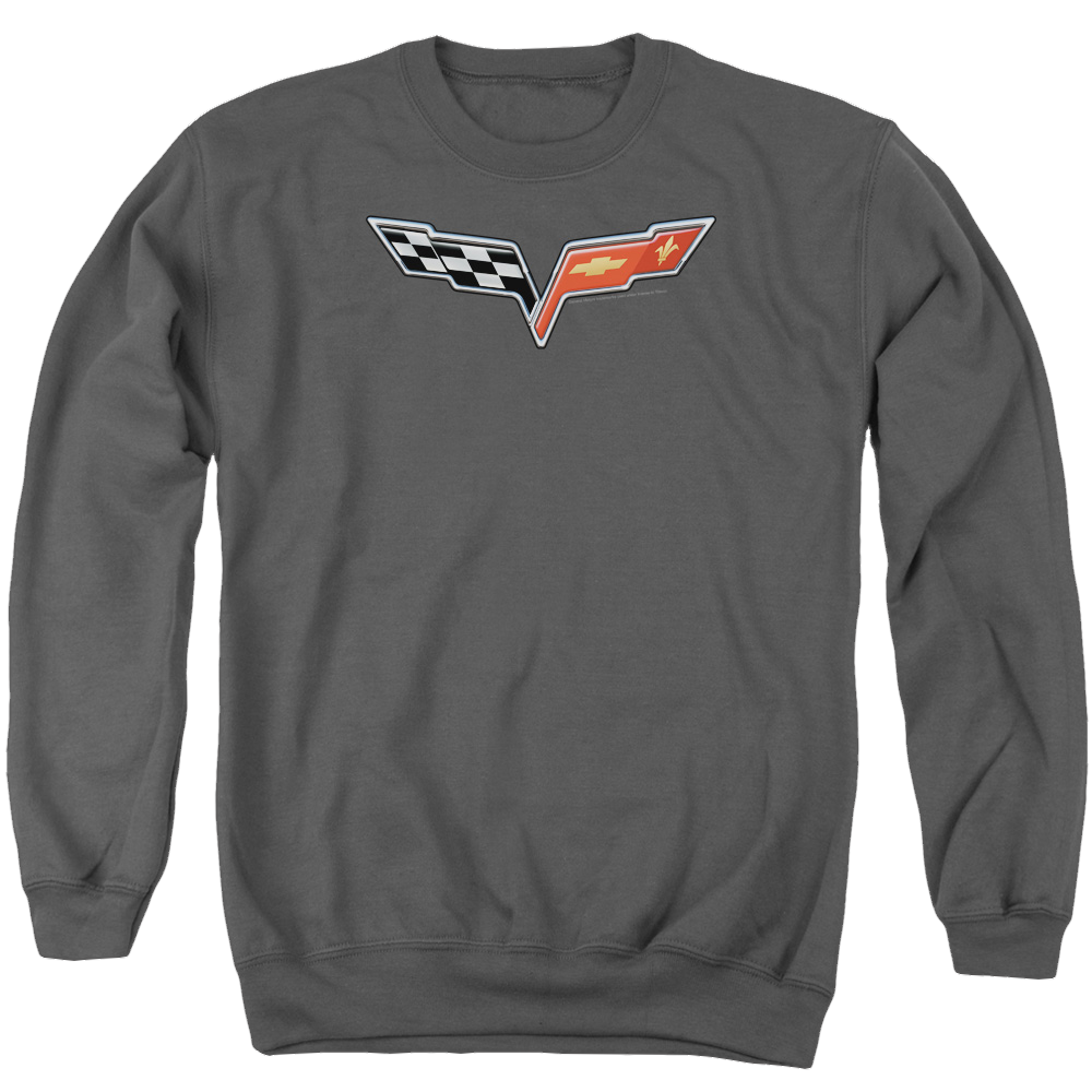 Chevrolet The Vette Medallion - Men's Crewneck Sweatshirt T-Shirts, Hoodie | CiraTrend.com