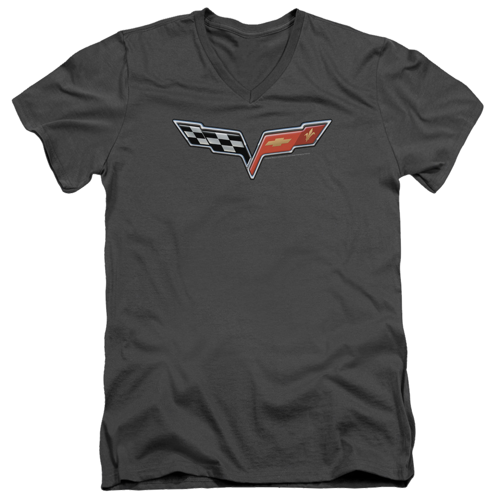 Chevrolet The Vette Medallion - Men's V-Neck T-Shirt Hoodie, Sweatshirt | CiraTrend.com