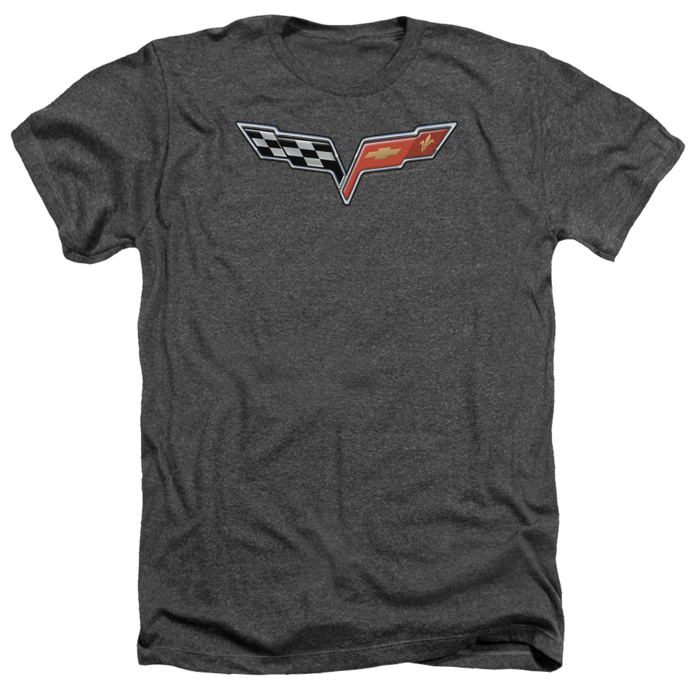 Chevrolet The Vette Medallion - Men's Heather T-Shirt Hoodie, Sweatshirt | CiraTrend.com