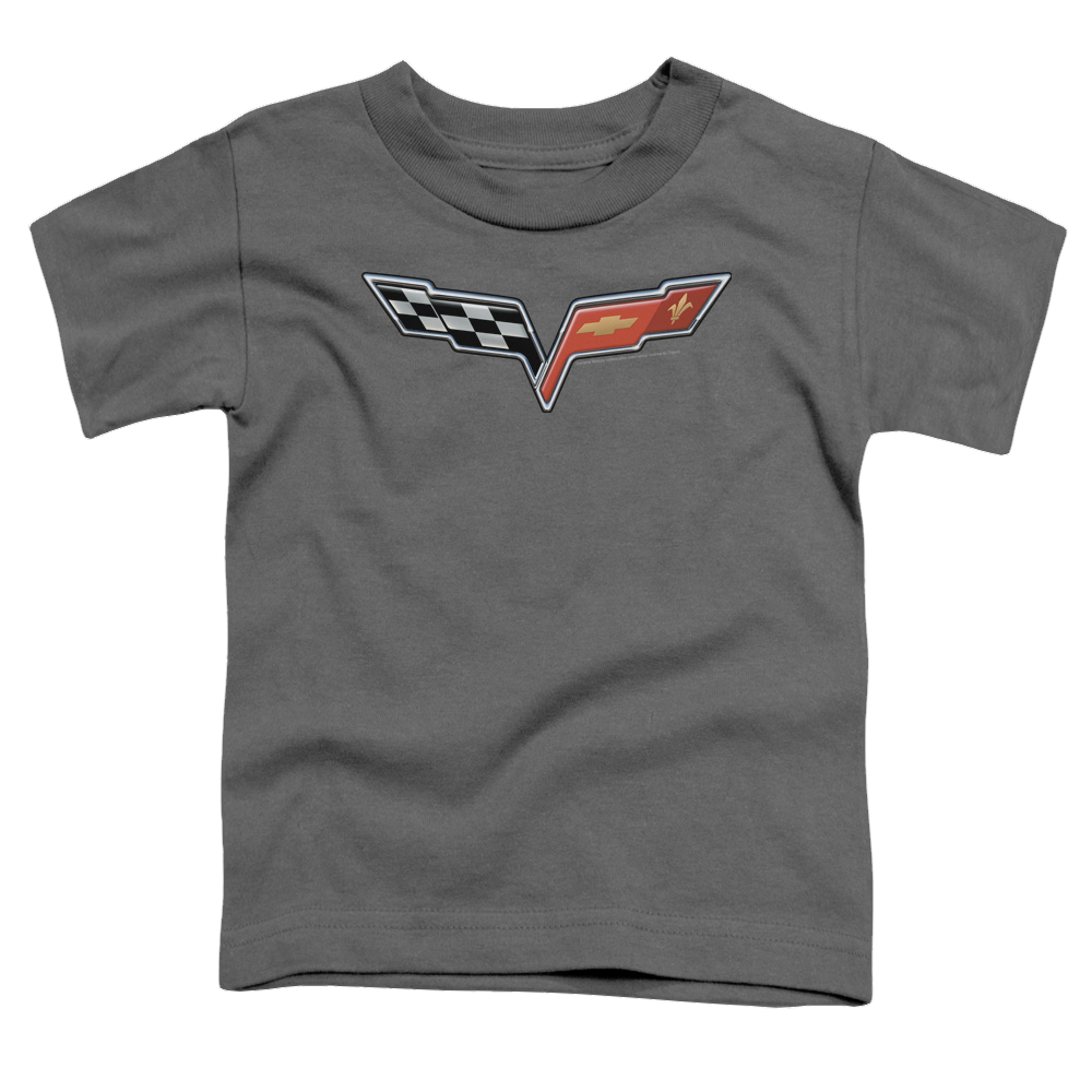 Chevrolet The Vette Medallion - Kid's T-Shirt (Ages 4-7) Hoodie, Sweatshirt | CiraTrend.com