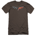 Chevrolet The Vette Medallion - Men's Premium Slim Fit T-Shirt Hoodie, Sweatshirt | CiraTrend.com