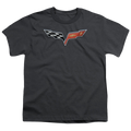 Chevrolet The Vette Medallion - Youth T-Shirt (Ages 8-12) Hoodie, Sweatshirt | CiraTrend.com