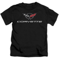Chevrolet Corvette Modern Emblem - Kid's T-Shirt (Ages 4-7) Hoodie, Sweatshirt | CiraTrend.com