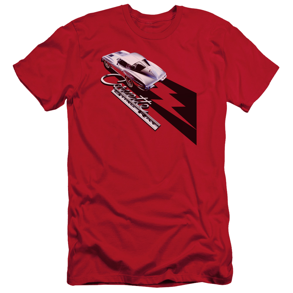 Chevrolet Split Window Sting Ray - Men's Slim Fit T-Shirt Hoodie, Sweatshirt | CiraTrend.com