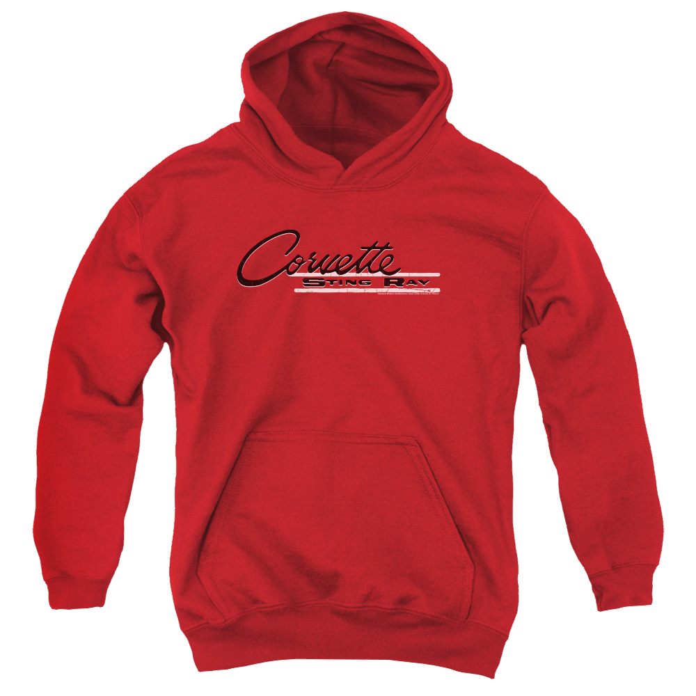 Chevrolet Retro Stingray - Youth Hoodie (Ages 8-12) T-Shirts, Sweatshirt | CiraTrend.com