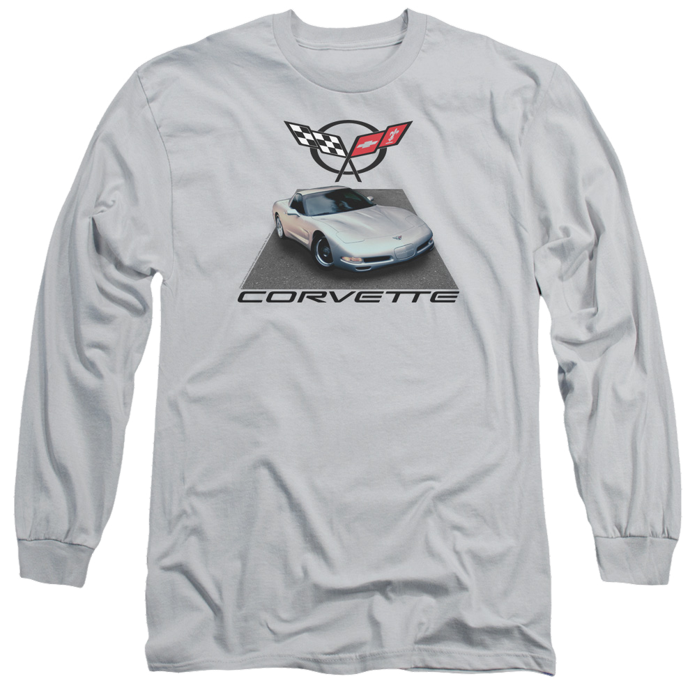 Chevrolet Silver 01 Vette - Men's Long Sleeve T-Shirt Hoodie, Sweatshirt | CiraTrend.com