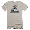 Chevrolet Silver 01 Vette - Men's Premium Slim Fit T-Shirt Hoodie, Sweatshirt | CiraTrend.com