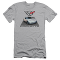 Chevrolet Silver 01 Vette - Men's Slim Fit T-Shirt Hoodie, Sweatshirt | CiraTrend.com