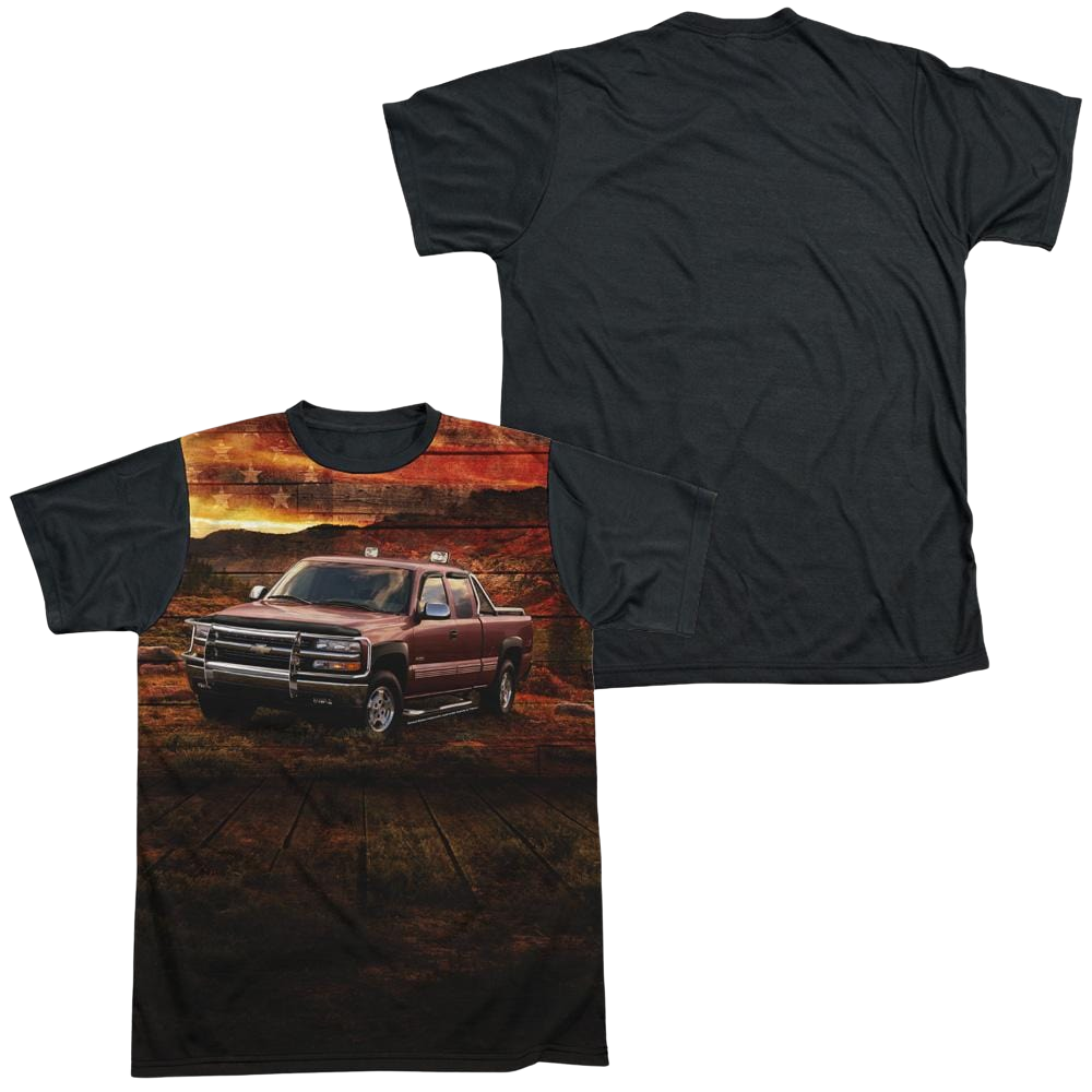 Chevrolet Silverado In The Mud - Men's Black Back T-Shirt Hoodie, Sweatshirt | CiraTrend.com