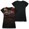 Chevrolet Silverado In The Mud - Juniors Black Back T-Shirt Hoodie, Sweatshirt | CiraTrend.com