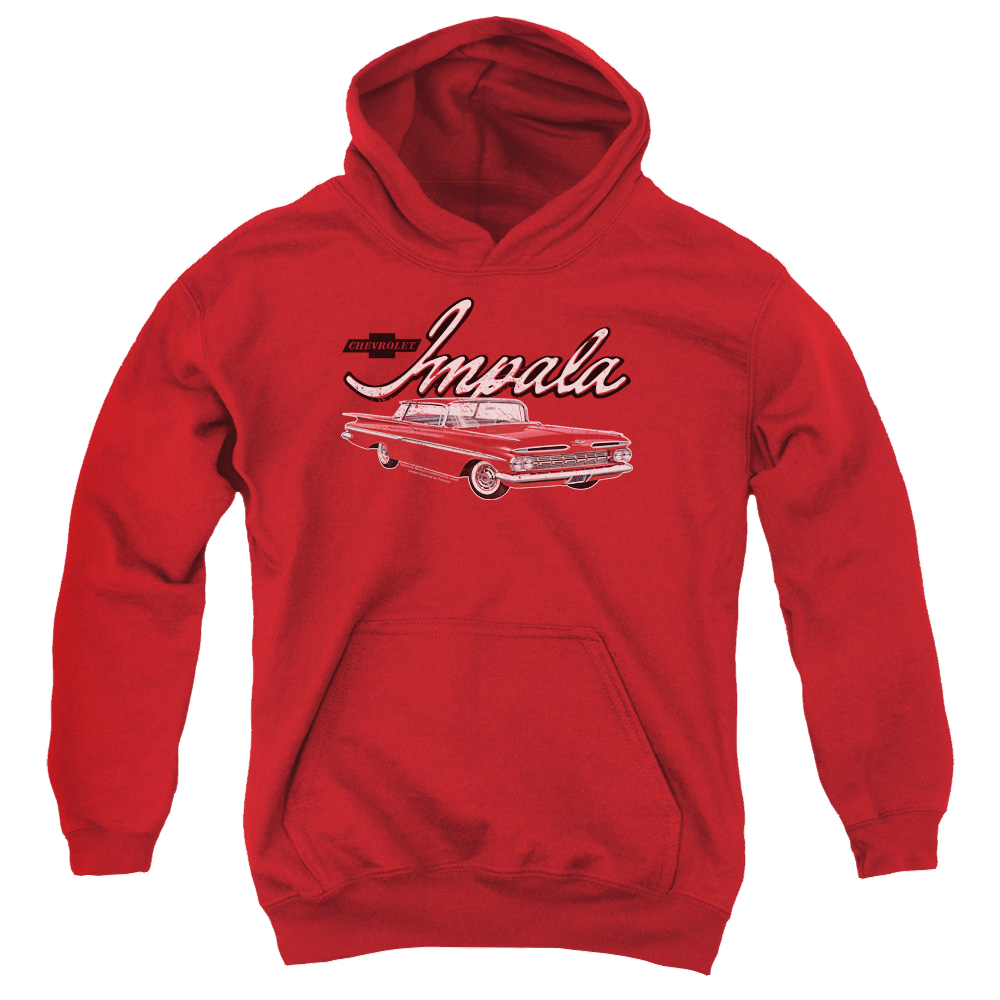 Chevrolet Classic Impala - Youth Hoodie (Ages 8-12) T-Shirts, Sweatshirt | CiraTrend.com