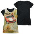 Chevrolet Vega Watercolor - Juniors Black Back T-Shirt Hoodie, Sweatshirt | CiraTrend.com