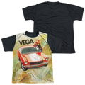 Chevrolet Vega Watercolor - Youth Black Back T-Shirt (Ages 8-12) Hoodie, Sweatshirt | CiraTrend.com