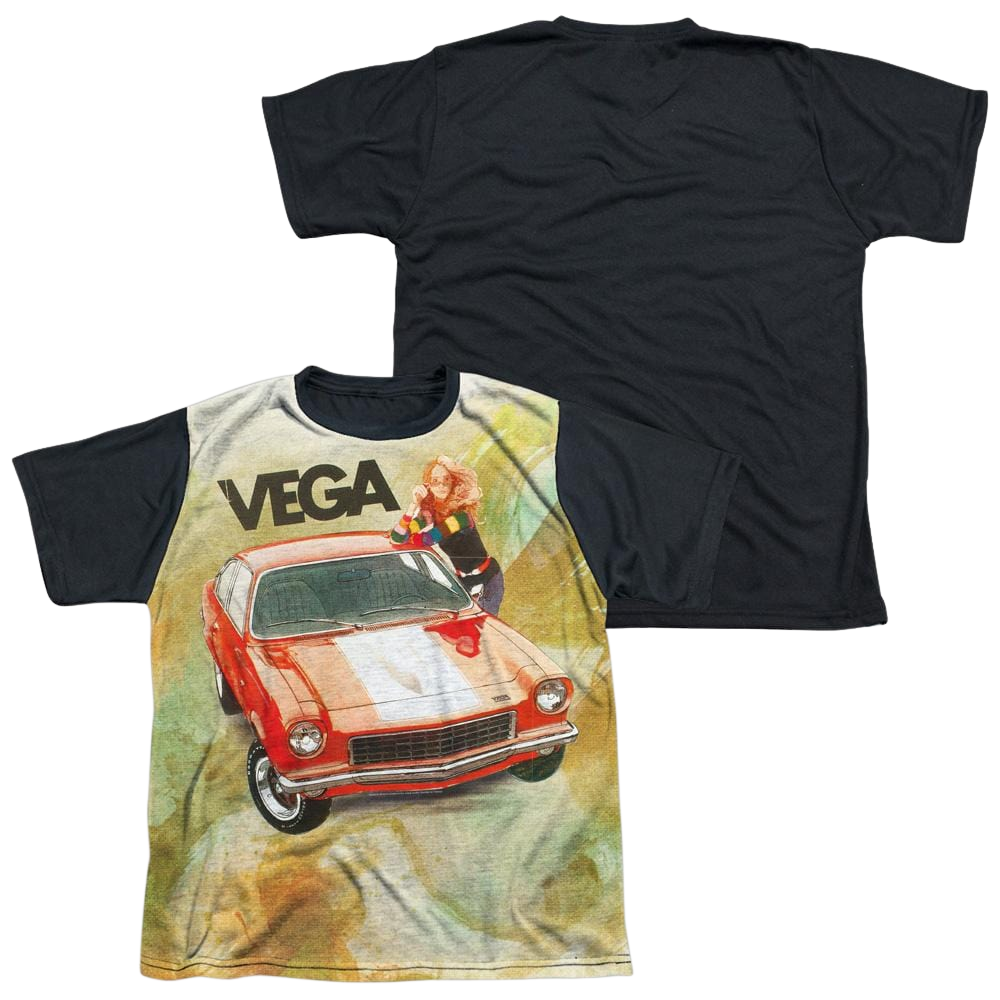 Chevrolet Vega Watercolor - Youth Black Back T-Shirt (Ages 8-12) Hoodie, Sweatshirt | CiraTrend.com