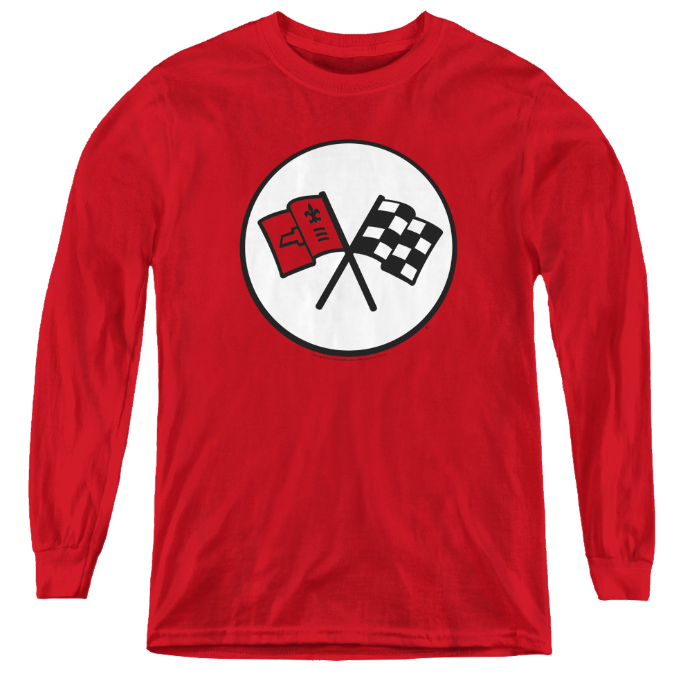 Chevrolet 2Nd Gen Vette Logo - Youth Long Sleeve T-Shirt Hoodie, Sweatshirt | CiraTrend.com