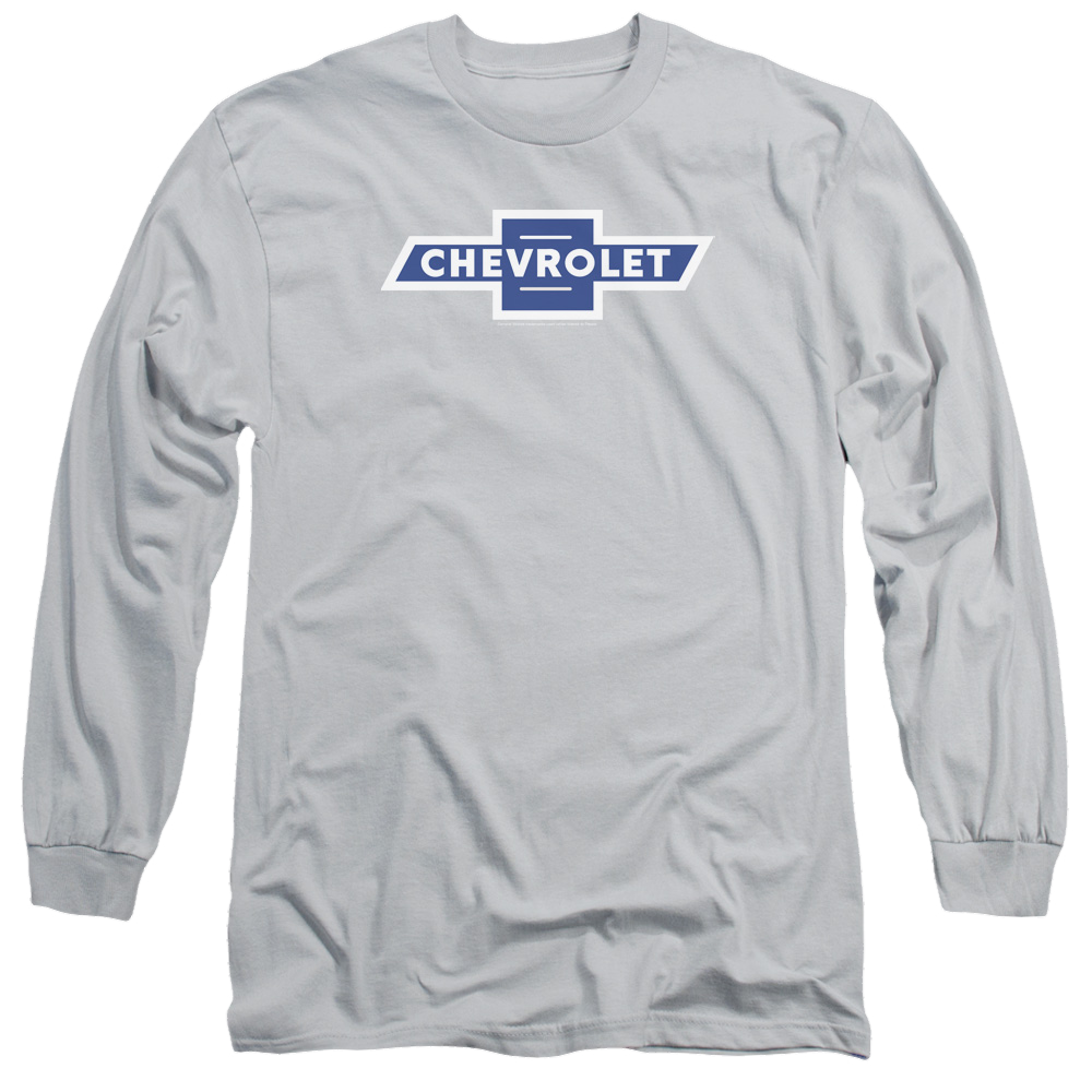 Chevrolet Vintage White Border Bowtie - Men's Long Sleeve T-Shirt Hoodie, Sweatshirt | CiraTrend.com