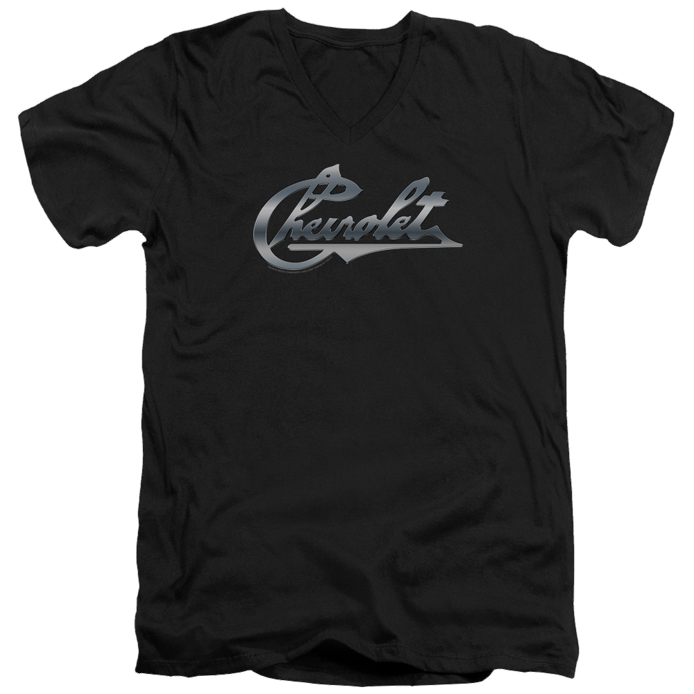 Chevrolet Chrome Vintage Chevy Bowtie - Men's V-Neck T-Shirt Hoodie, Sweatshirt | CiraTrend.com
