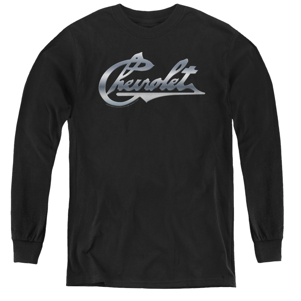 Chevrolet Chrome Vintage Chevy Bowtie - Youth Long Sleeve T-Shirt Hoodie, Sweatshirt | CiraTrend.com