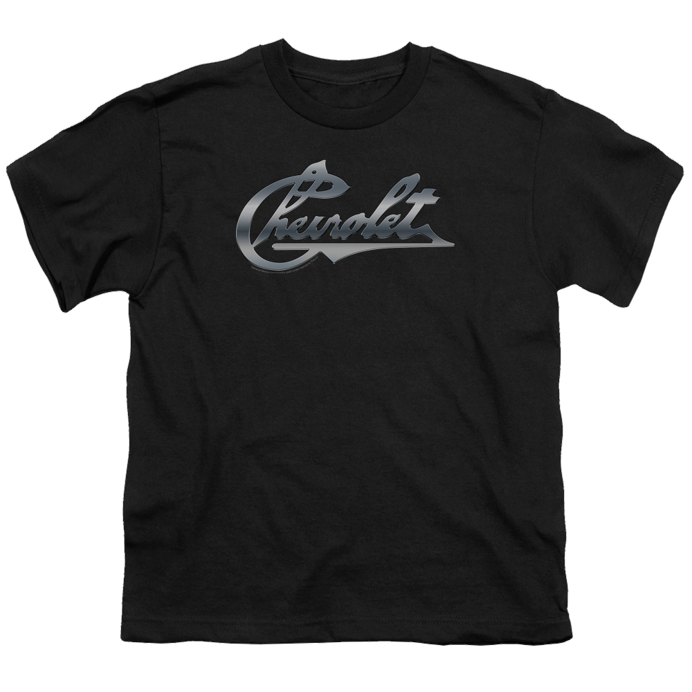 Chevrolet Chrome Vintage Chevy Bowtie - Youth T-Shirt (Ages 8-12) Hoodie, Sweatshirt | CiraTrend.com