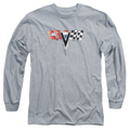 Chevrolet 2nd Gen Vette Nose Emblem - Men's Long Sleeve T-Shirt Hoodie, Sweatshirt | CiraTrend.com