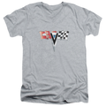 Chevrolet 2nd Gen Vette Nose Emblem - Men's V-Neck T-Shirt Hoodie, Sweatshirt | CiraTrend.com