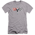 Chevrolet 2nd Gen Vette Nose Emblem - Men's Premium Slim Fit T-Shirt Hoodie, Sweatshirt | CiraTrend.com