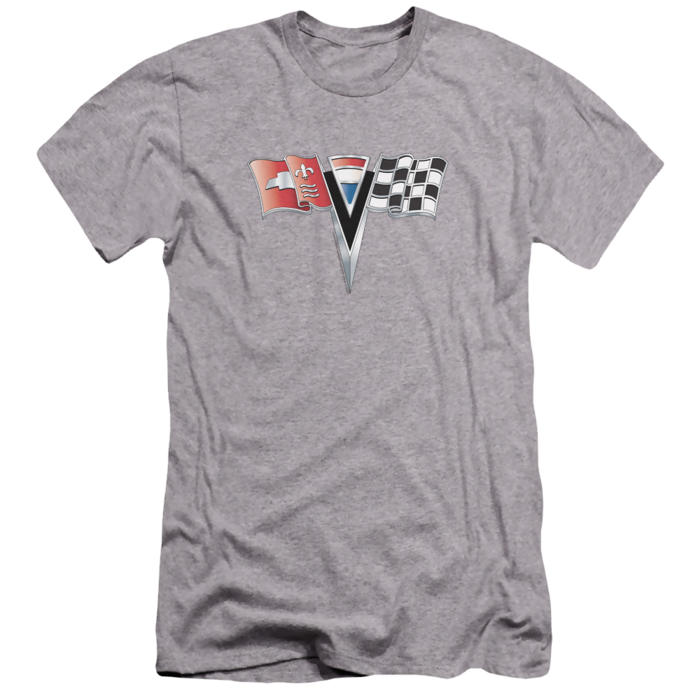 Chevrolet 2nd Gen Vette Nose Emblem - Men's Premium Slim Fit T-Shirt Hoodie, Sweatshirt | CiraTrend.com