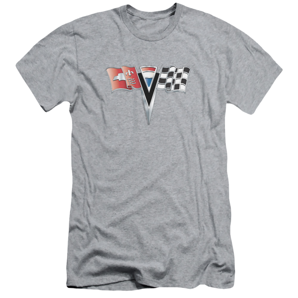 Chevrolet 2nd Gen Vette Nose Emblem - Men's Slim Fit T-Shirt Hoodie, Sweatshirt | CiraTrend.com