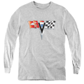 Chevrolet 2Nd Gen Vette Nose Emblem - Youth Long Sleeve T-Shirt Hoodie, Sweatshirt | CiraTrend.com