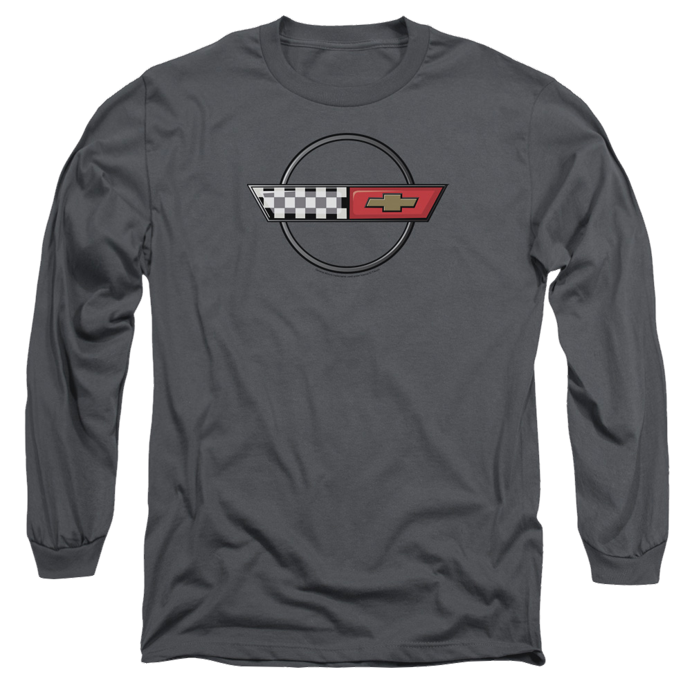 Chevrolet 4th Gen Vette Logo - Men's Long Sleeve T-Shirt Hoodie, Sweatshirt | CiraTrend.com