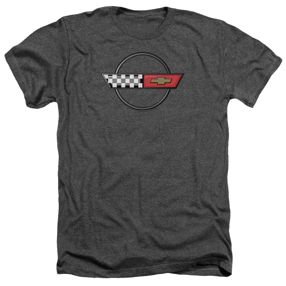 Chevrolet 4th Gen Vette Logo - Men's Heather T-Shirt Hoodie, Sweatshirt | CiraTrend.com