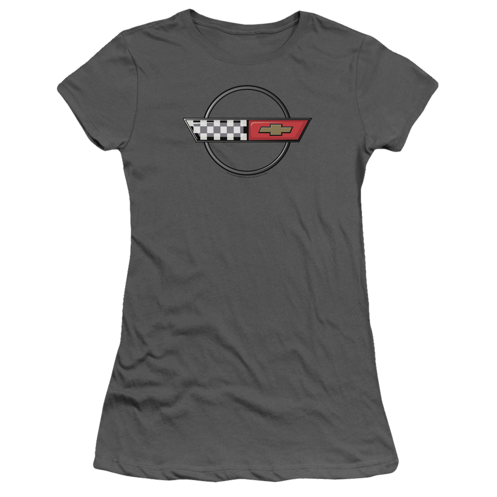 Chevrolet 4th Gen Vette Logo - Juniors T-Shirt Hoodie, Sweatshirt | CiraTrend.com