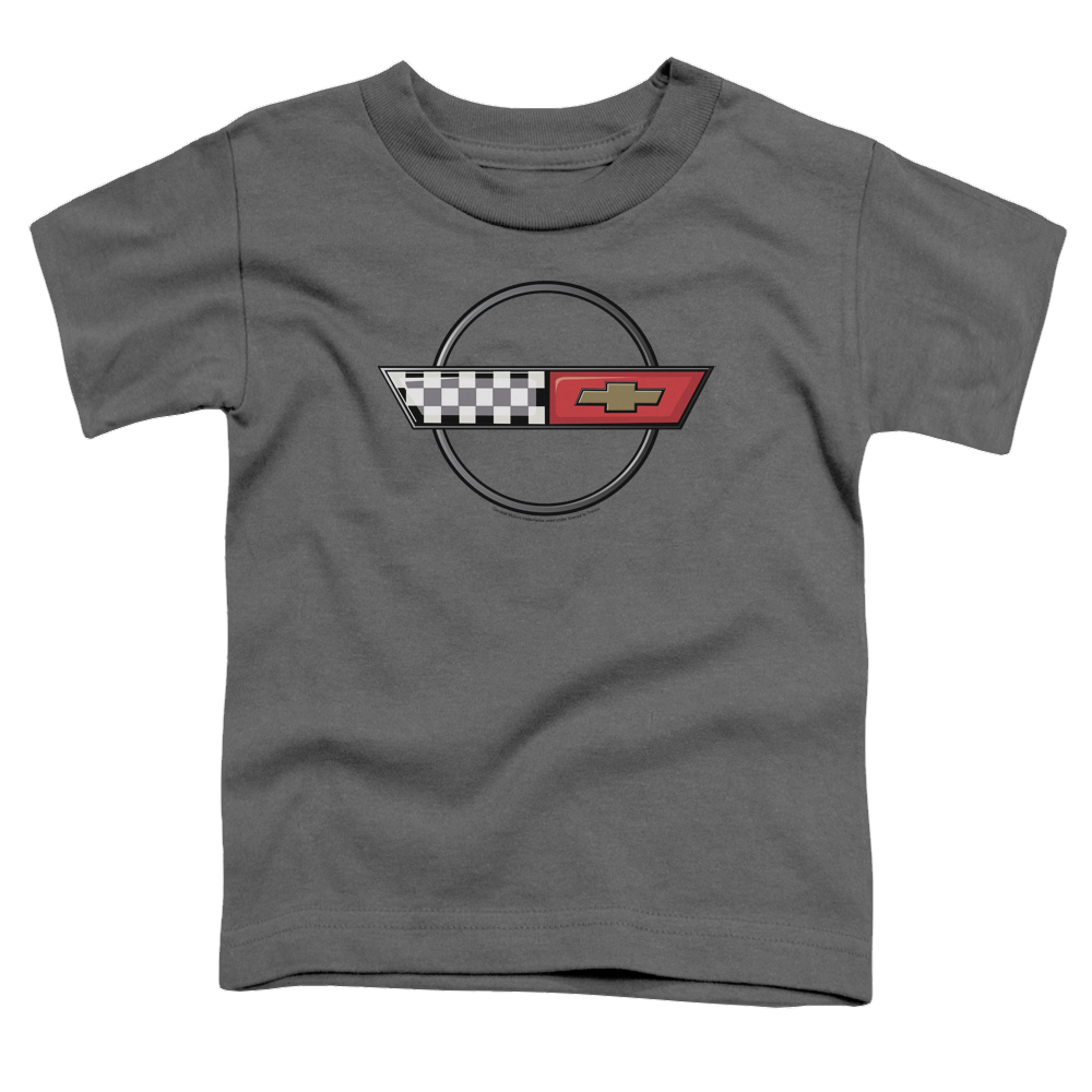 Chevrolet 4th Gen Vette Logo - Kid's T-Shirt (Ages 4-7) Hoodie, Sweatshirt | CiraTrend.com
